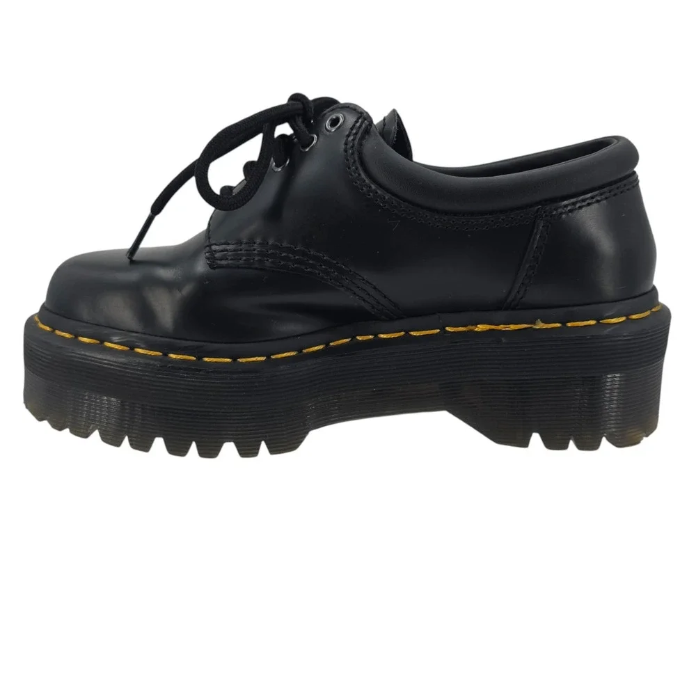 Free People M5/W6 Black Dr. Martens 8053‎ Quad Oxford Platform Loafers